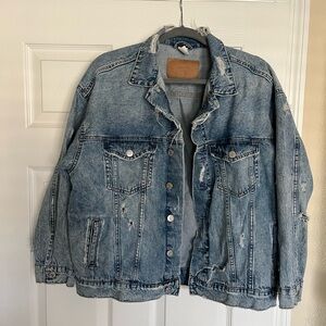 Distressed Denim Jacket